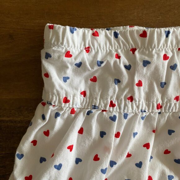 Faded Glory Patriotic Heart Print Skort Girls' 18 Months - Picture 5 of 8